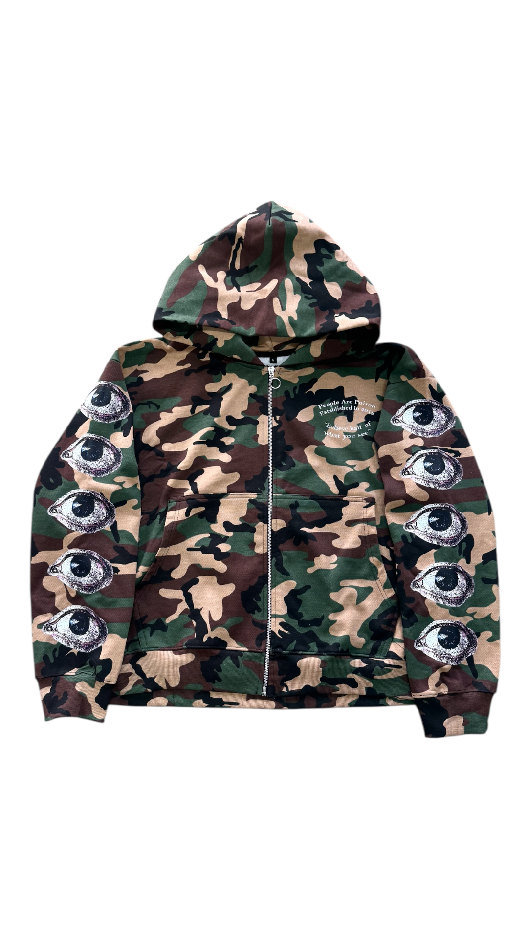 BHWYS Green Camo Hoodie