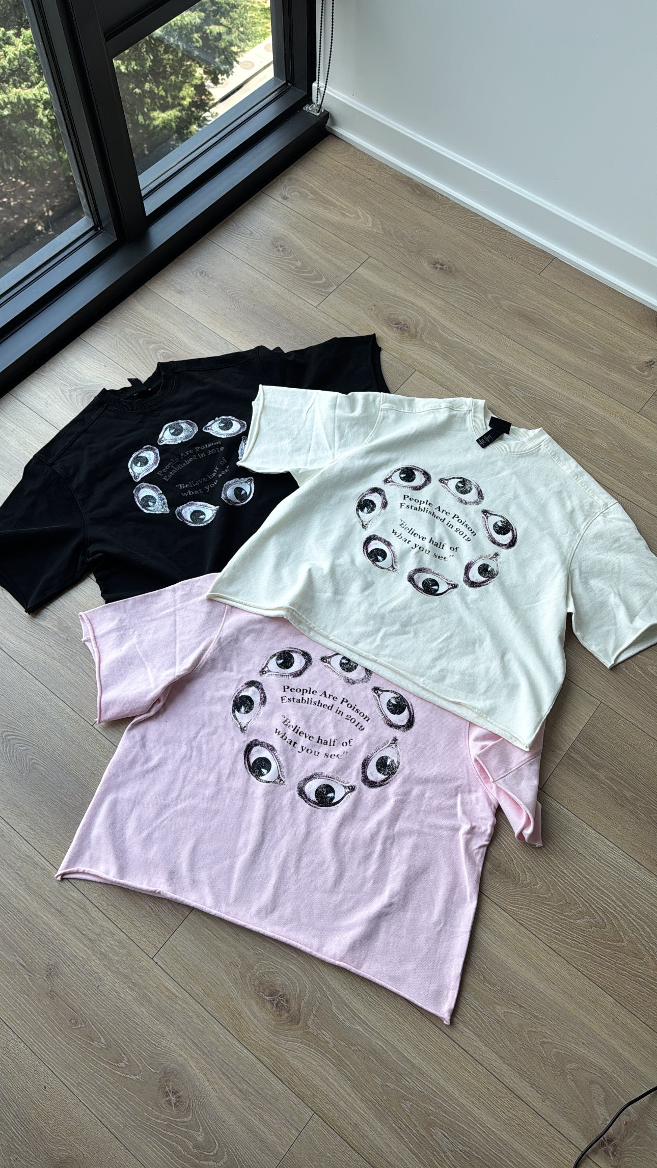 BHWYS OVERSIZED CROP JERSEY TEE