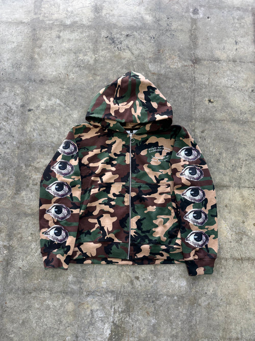 BHWYS Green Camo Hoodie