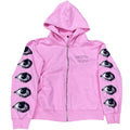 BHWYS CROP ZIP UP HODDIE (Pink)